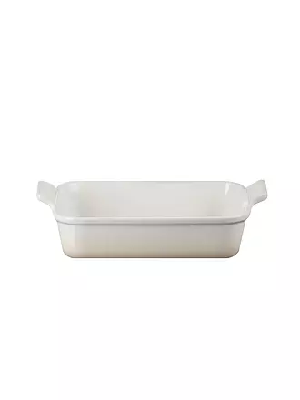 LE CREUSET | Rechteckige Auflaufform Tradition aus Steinzeug 26x19cm/4,2l Meringue | 
